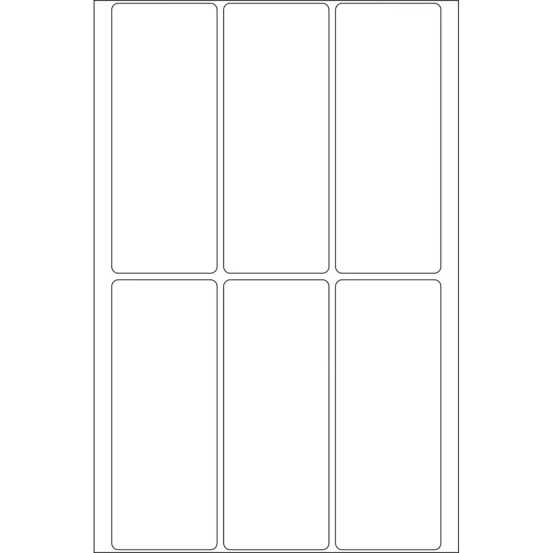 Yleisötarrat HERMA 32x82 mm valkoinen paperi matta 192 kpl