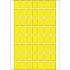Yleisötarrat HERMA 12x18 mm keltainen paperi matta 1792 kpl