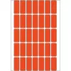 Yleisötarrat HERMA 12x30 mm punainen paperi matta käsinmerkintään