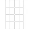 Yleisötarrat HERMA 10613 25x40 mm valkoinen irrotettava/poistettava