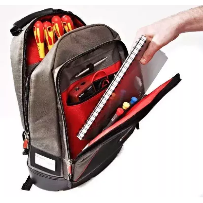 C.K Tools MA2635 reppu musta harmaa punainen