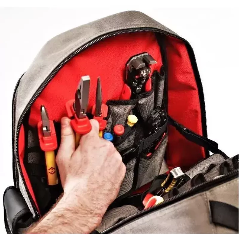 C.K Tools MA2635 reppu musta harmaa punainen