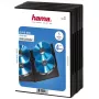 Hama DVD Quad Box, musta, 5 kpl:n pakkaus, 4 levyä
