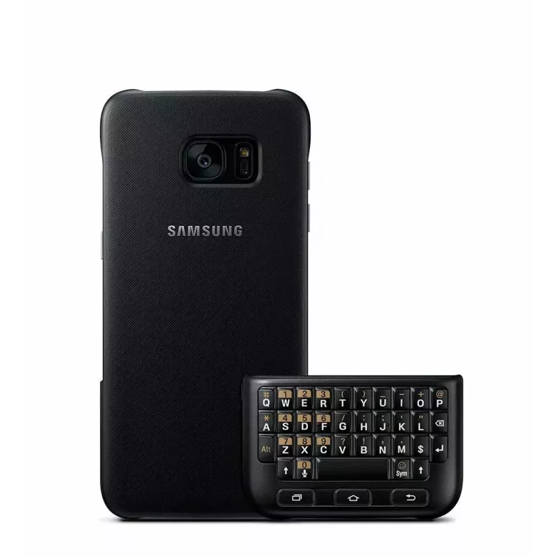 Samsung näppäimistökuori QWERTZ Galaxy S6 edge+:lle, musta (EJ-CG928MBEGDE)