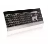 Näppäimistö Rapoo E9270P RF langaton QWERTZ saksa musta hopea