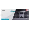 Näppäimistö Rapoo E9270P RF langaton QWERTZ saksa musta hopea