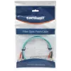 Intellinet kuitu-patchkaapeli, OM3, SC/SC, 3 m, aqua, duplex, multimode, 50/125 µm, LSZH, kuitu, elinikäinen takuu