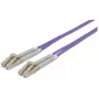 Intellinet 750899 kuituoptinen kytkentäkaapeli, LC/LC monimuoto, 5 m, OM4, 50/125 µm, LSZH, violetti