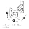 Hama 00118101 TV-seinäteline 121,9 cm (48 tuumaa) musta