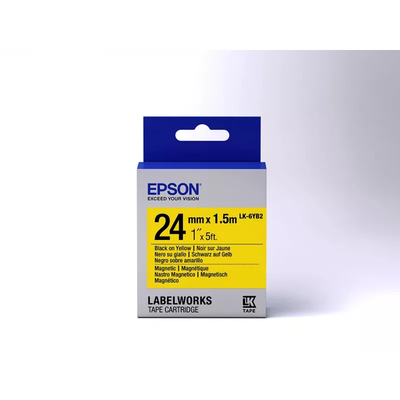Epson LabelWorks LK-6YB2 magneettitarranauhakasetti, 1,5 m, laitteelle LW-Z700FK