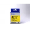 Epson tarrakasetti magneettinen LK-7YB2 musta/keltainen 36 mm (1,5 m)