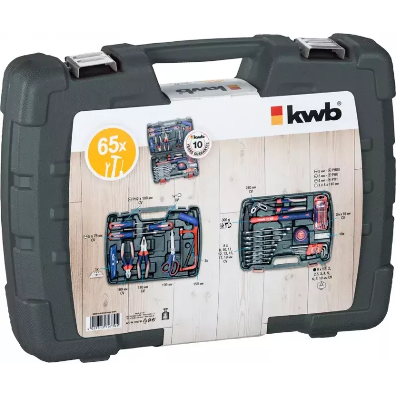 Työkalulaukku KWB 65 PC 65 työkalua