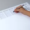 Kirjoitusalusta paperi Sigel HO366 musta harmaa valkoinen