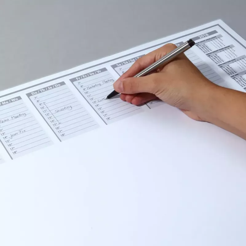 Kirjoitusalusta paperi Sigel HO366 musta harmaa valkoinen