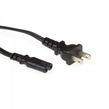 Virtakaapeli USA-pistoke ACT Powercord C7 musta 1,8 m