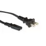 Virtakaapeli USA-pistoke ACT Powercord C7 musta 1,8 m