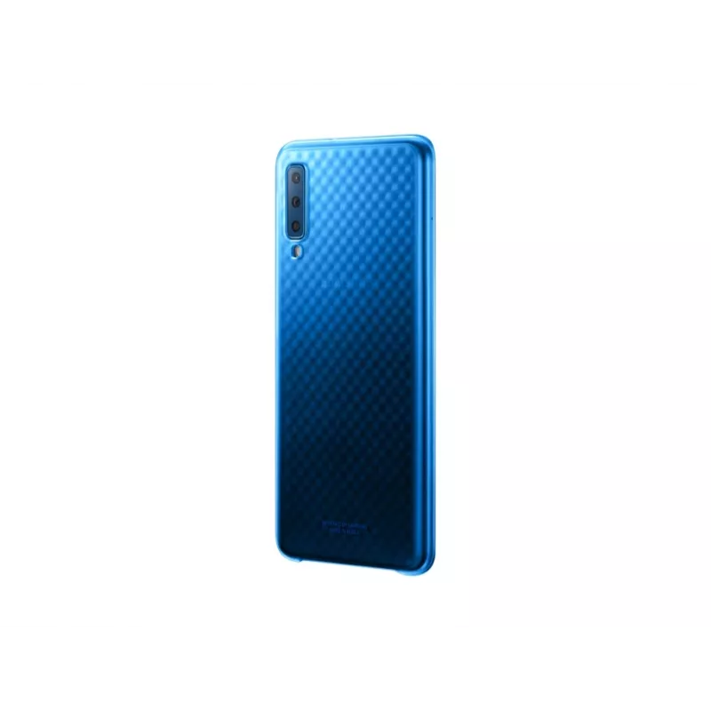 Samsung Gradation Cover EF-AA750 takakansi Galaxy A7 (2018) -puhelimelle, sininen