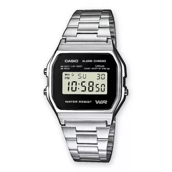 Rannekello unisex Casio A158WEA-1EF elektroninen musta