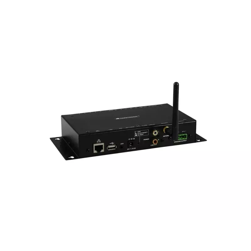 Omnitronic CIA-40WIFI 2.0 stereovahvistin 2x25 W, musta, AirPlay/DLNA/Internet Radio/USB/WLAN (13072202)