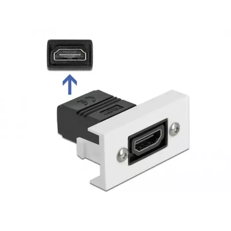 HDMI-moduuli DeLOCK Easy 45 suora 22,5 x 45 mm