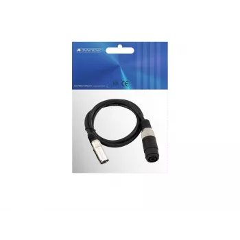 Audiokaapeli Omnitronic 30225590 Speakon XLR 1 m musta