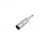 Kaapeliadapteri 3-napainen XLR - 6,3 mm Omnitronic 30226450