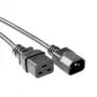 Virtajohto C14 - C19 musta 1 m ACT Powercord AK5439