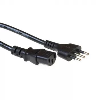 Virtajohto ACT Powercord italialainen pistoke - C13 musta 1,8 m