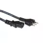 Virtajohto ACT Powercord italialainen pistoke - C13 musta 1,8 m