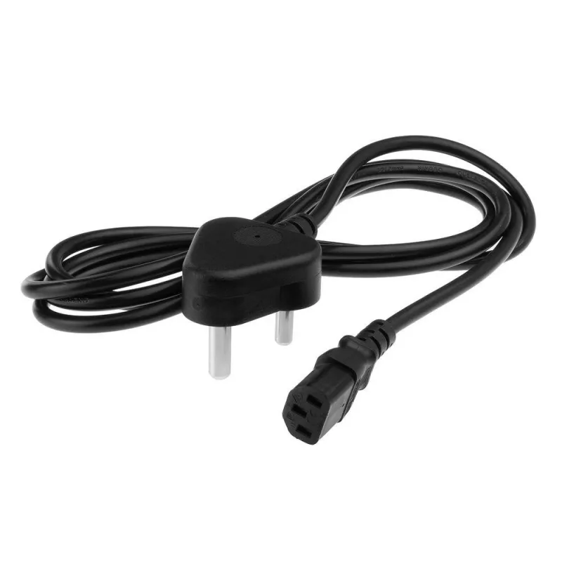 Virtajohto ACT Powercord Intia/Etelä-Afrikka-pistoke – C13 musta 2,5 m