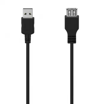 Hama 00300073 USB-kaapeli USB 2.0 3 m USB A musta