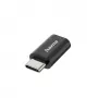 Hama 00300095 Micro-USB B -adapteri USB Type-C -pistoke musta