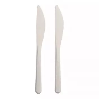 Kertakäyttöhaarukka Papstar 96428 polypropyleeni 50 kpl valkoinen 185 mm