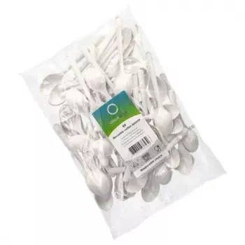 Kertakäyttöinen keittolusikka Papstar 96434 polypropyleeni valkoinen 50 kpl