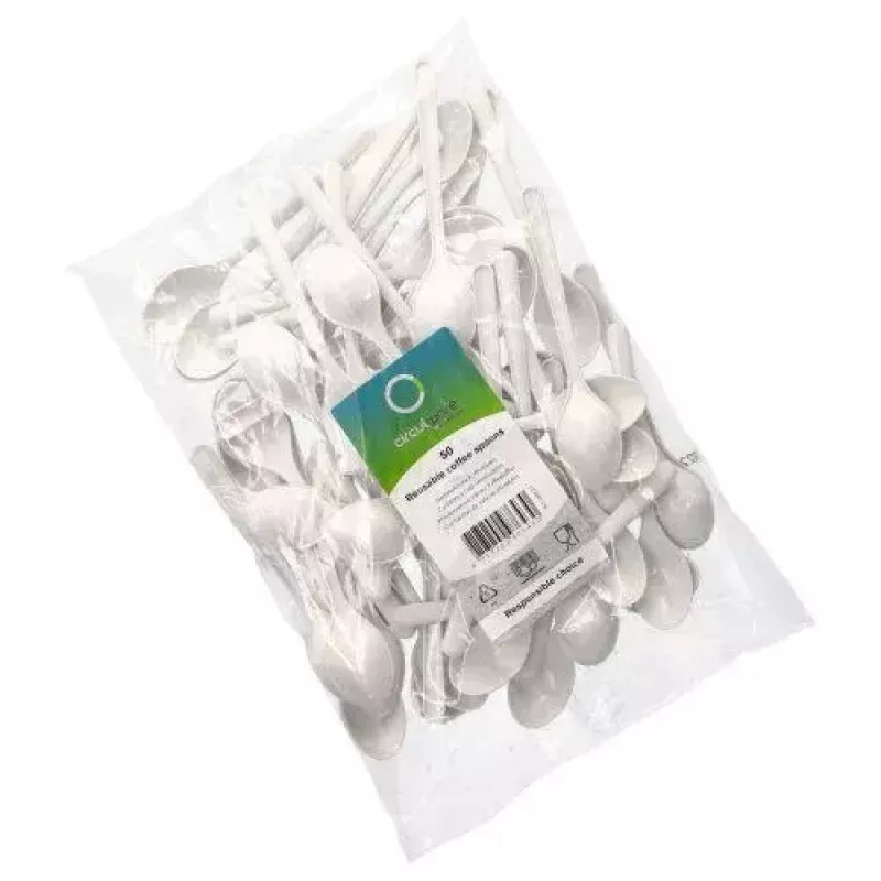 Kertakäyttöinen keittolusikka Papstar 96434 polypropyleeni valkoinen 50 kpl