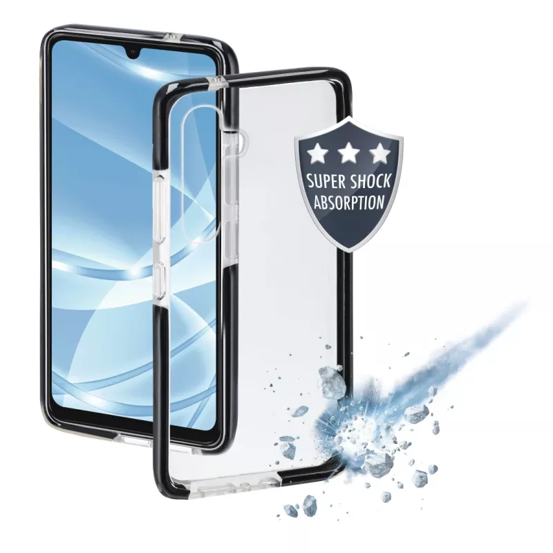 Hama Protector puhelinkotelo 16,8 cm (6,6 tuumaa) suojus musta, läpinäkyvä