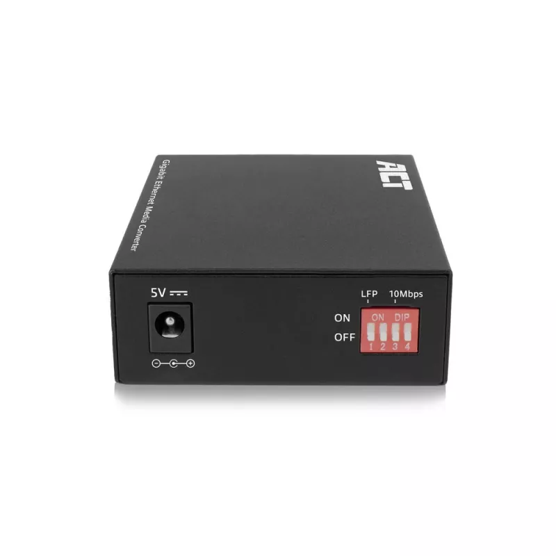 Verkkomediakonvertteri ACT AC4451 1000 Mbit/s multimode singlemode musta