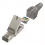 Hama 00200773 Cat6a suojattu RJ45-liitin, työkaluton