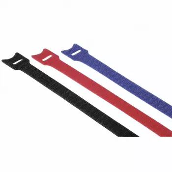 Hama 00221005 kaapelitarra tarrakiinnitteinen kaapelitarra nylon musta, sininen 12 kpl