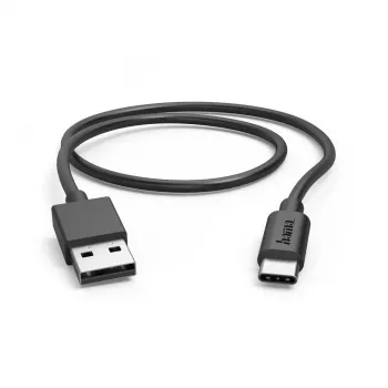 Hama 00201705 USB-kaapeli USB 2.0 0,5 m USB A USB C musta