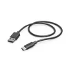 Hama 00201705 USB-kaapeli USB 2.0 0,5 m USB A USB C musta