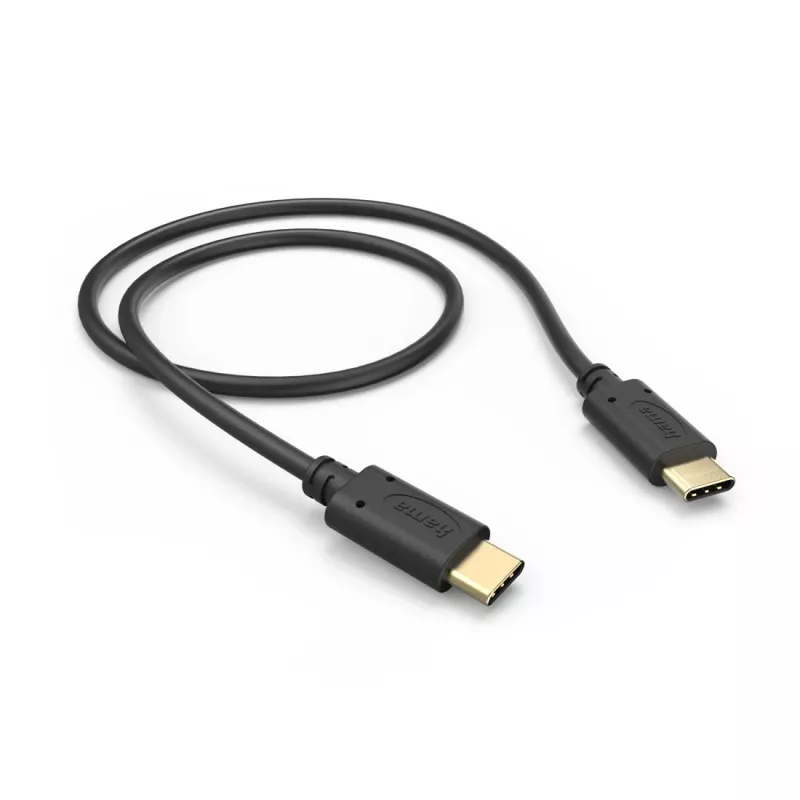 Hama 00201706 USB-kaapeli USB 2.0 0,5 m USB-C musta