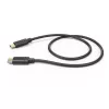 Hama 00201706 USB-kaapeli USB 2.0 0,5 m USB-C musta