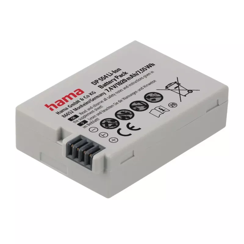 Hama DP 554 litiumioniakku 1020 mAh kameraan