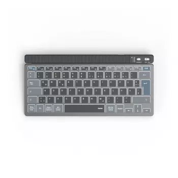 Hama WK-700 näppäimistö koti/toimisto Bluetooth QWERTZ saksa antrasiitti, musta, sininen