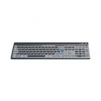 Hama WK-750 näppäimistö koti/toimisto Bluetooth QWERTZ saksa antrasiitti, musta, sininen