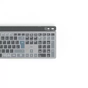 Hama WK-750 näppäimistö koti/toimisto Bluetooth QWERTZ saksa antrasiitti, musta, sininen