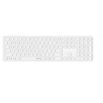Bluetooth-näppäimistö Rapoo 00228034 QWERTZ saksa langaton valkoinen