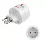 Hama 00223484 verkkovirtasovitin tyyppi J - tyyppi C (europistoke) valkoinen