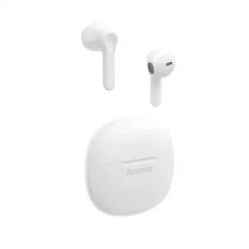 Hama Action One kuulokemikrofoni True Wireless Stereo (TWS) nappikuulokkeet puhelut/musiikki Bluetooth valkoinen